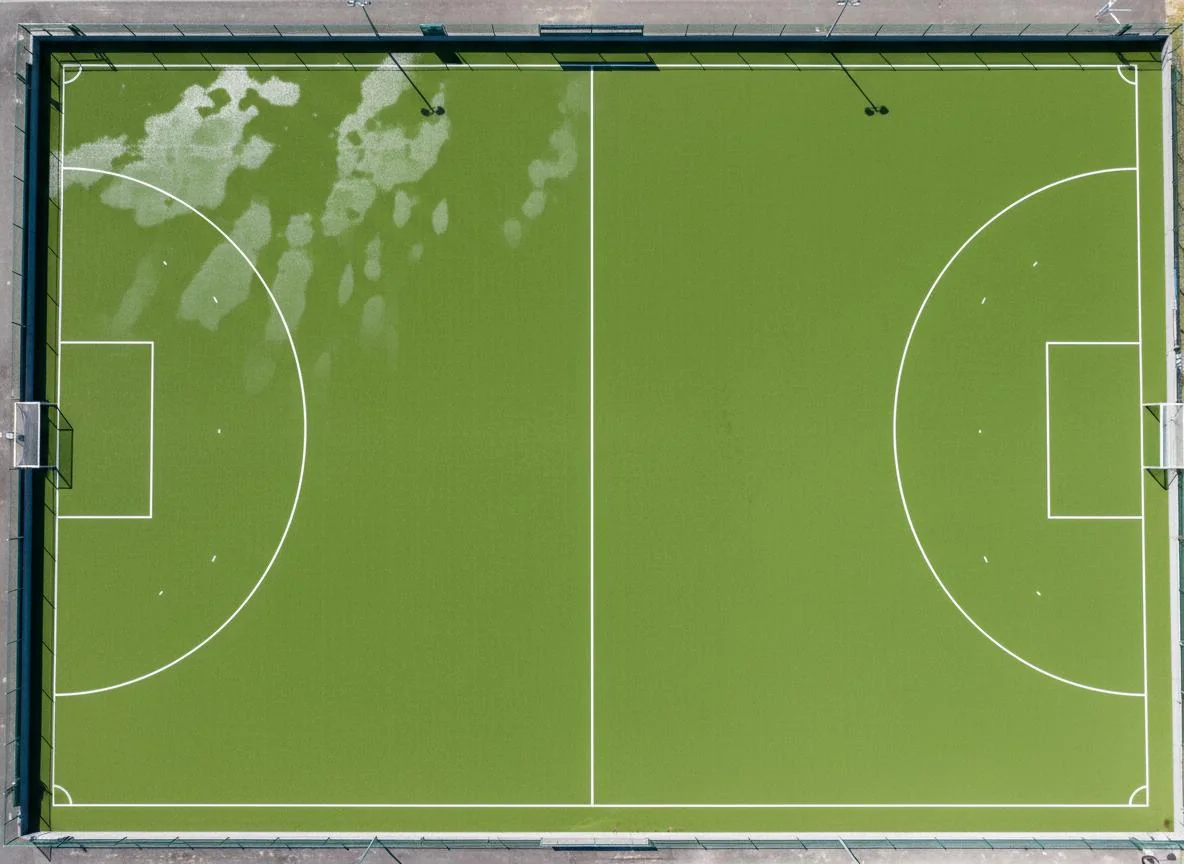 Hockey turf pitch