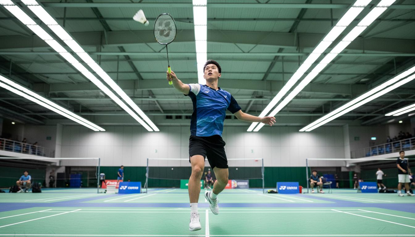 Badminton court flooring