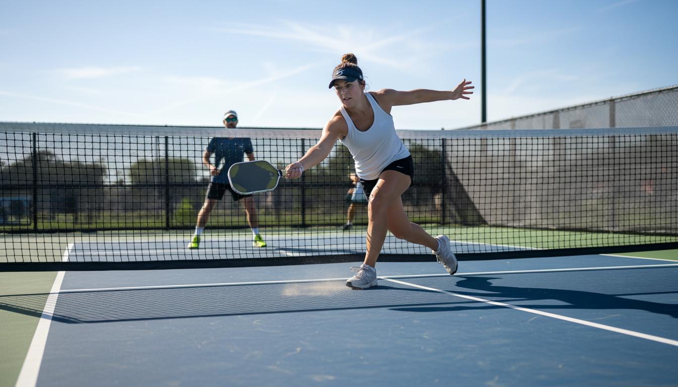 Pickleball court construction