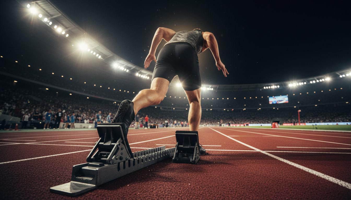 Athletics running track