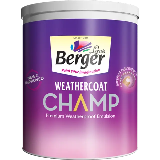 Berger WeatherCoat Champ paint pack