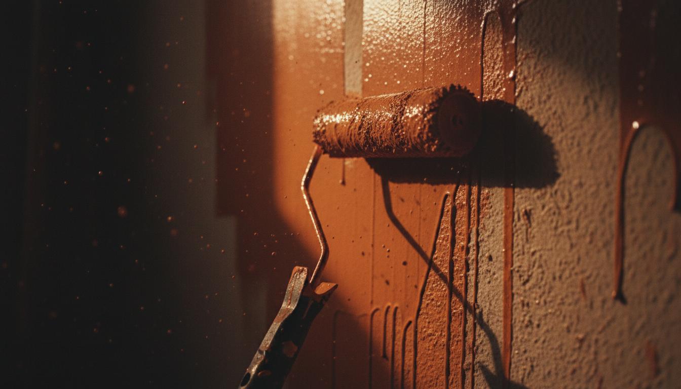 Layered architectural paint textures
