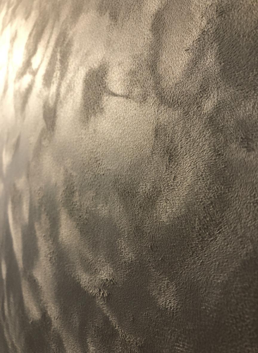 Soft suede texture finish