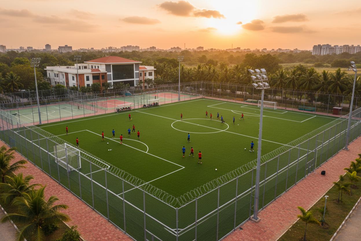 Football turf field